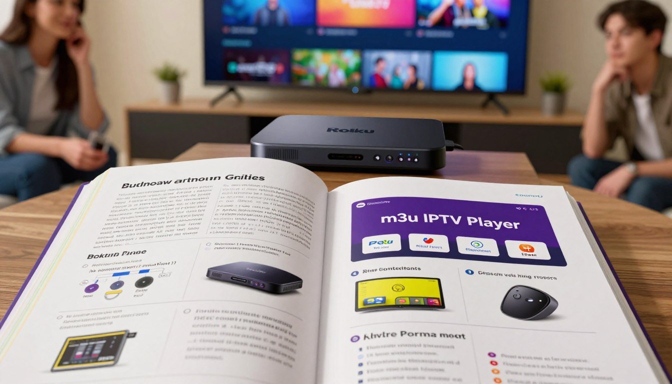 How to install m3u IPTV player on Roku